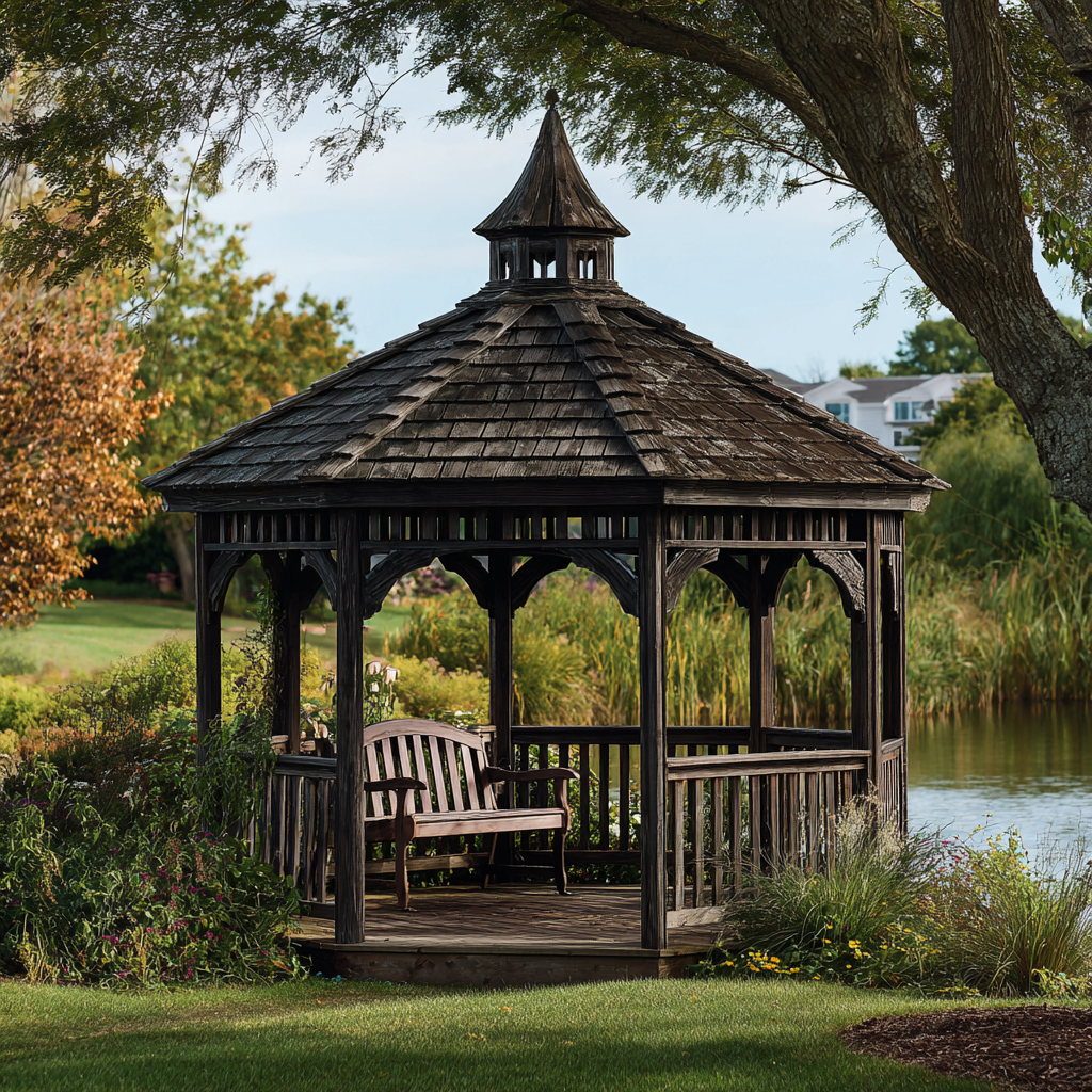 Summer outdoor living with kid-friendly summer fun: gazebo activities for the whole