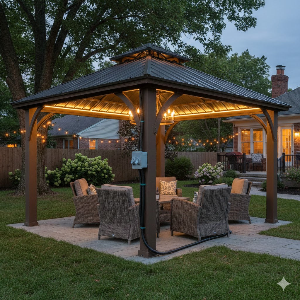 Spring garden featuring planning your gazebo garden: spring planting guide for
