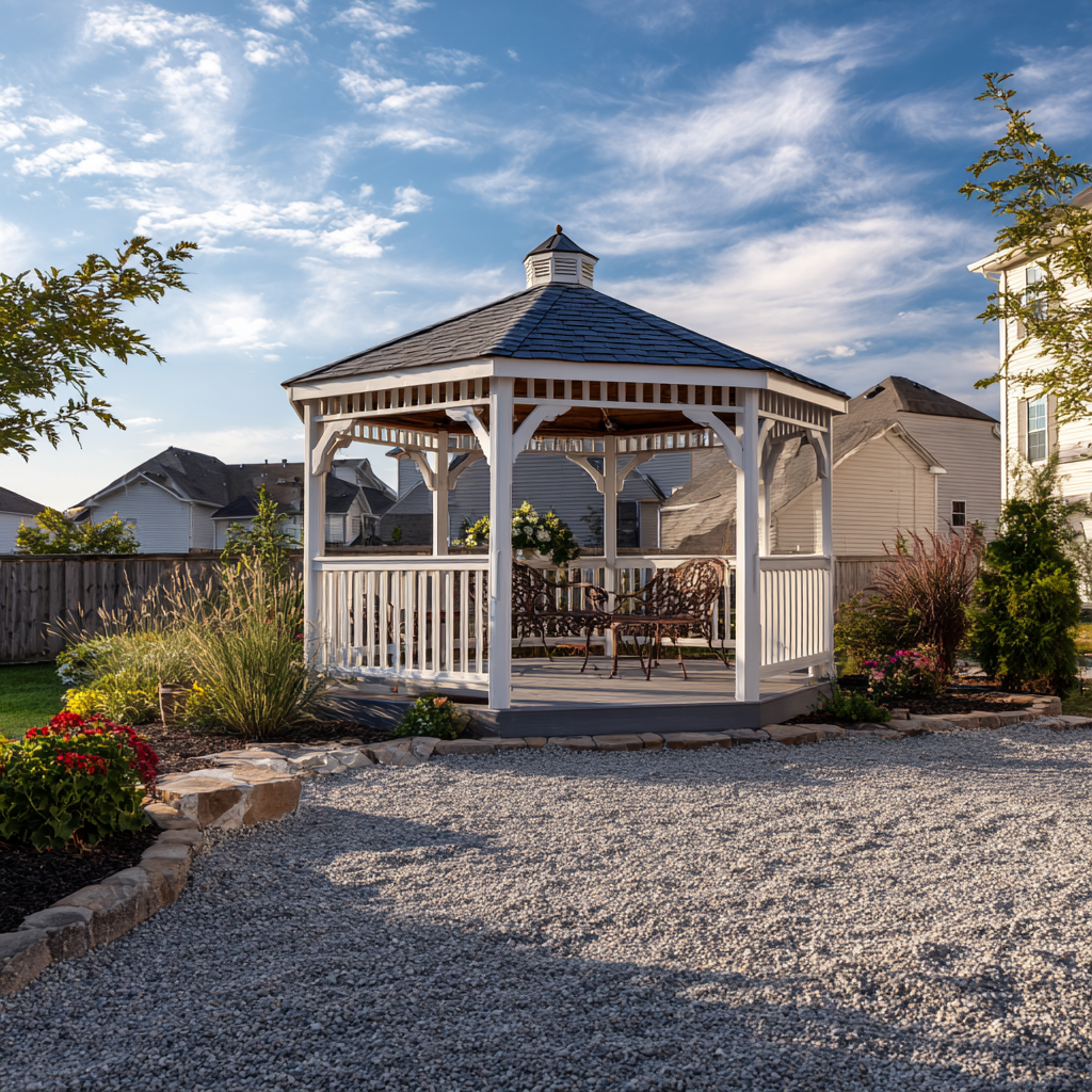 Spring garden featuring spring gazebo opening: your seasonal preparation